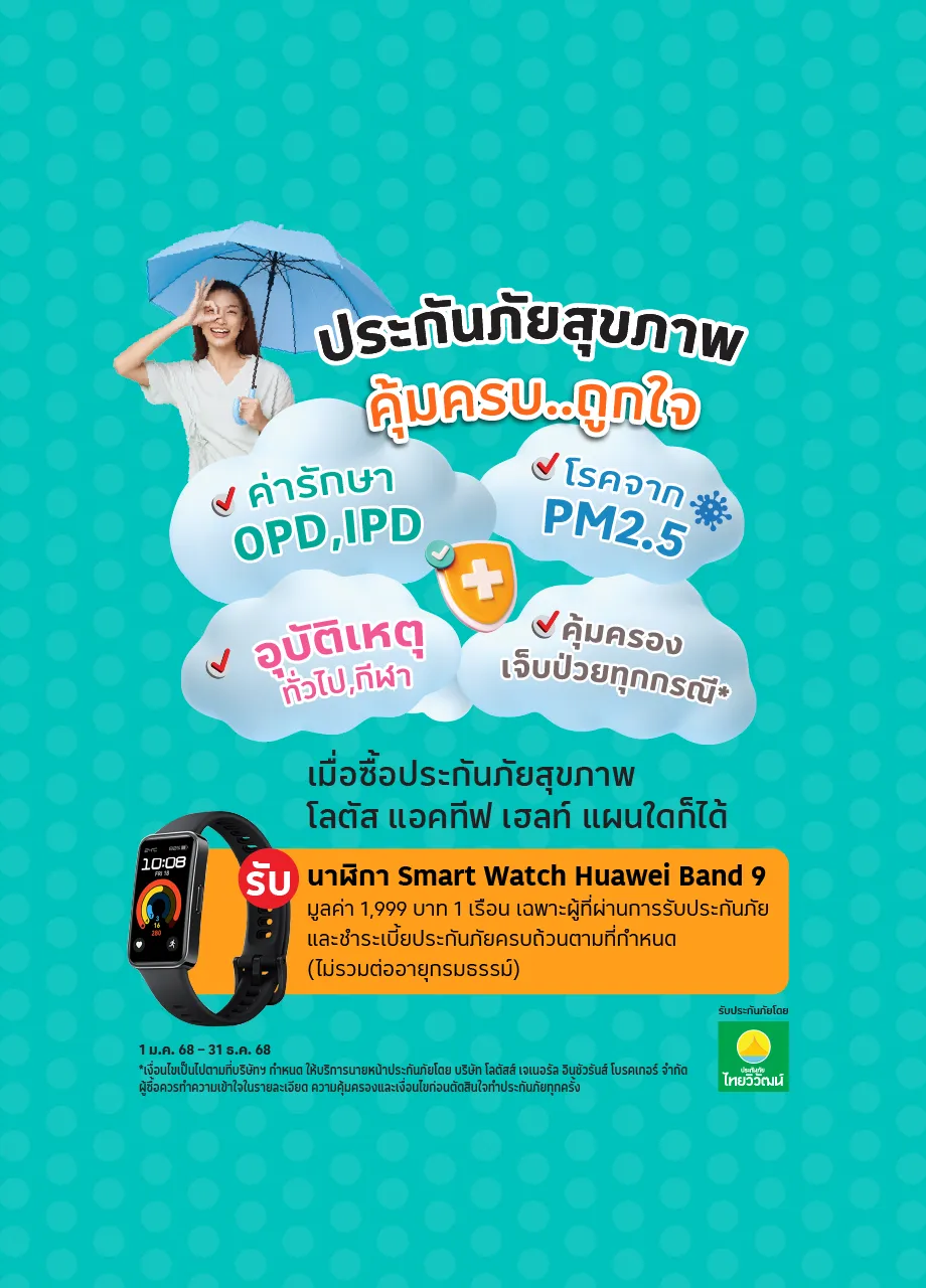 ซื้อประกันภัยสุขภาพ