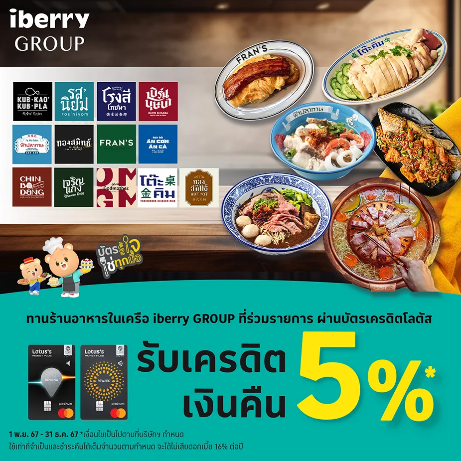 ร้านอาหารในเครือ iberry GROUP