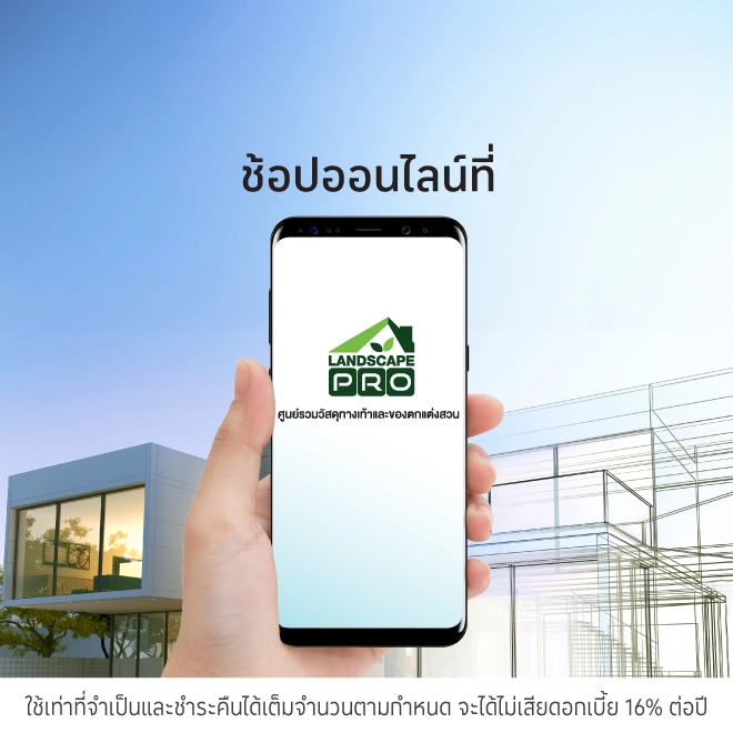 LANDSCAPE PRO ปูพื้นตกแต่งสวน